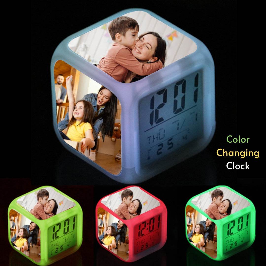 Customised Alarm Clock - Photo Clock - Gifts For Kids - Birthday Gifts - BBD GIFTS