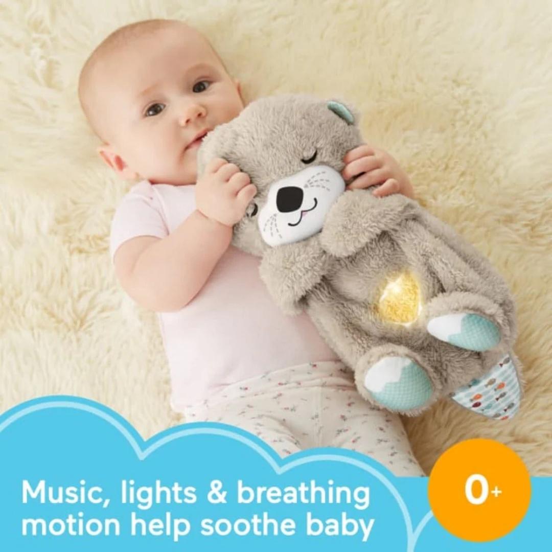 Breathing Teddy Bear with Music & Light for kids And Adults