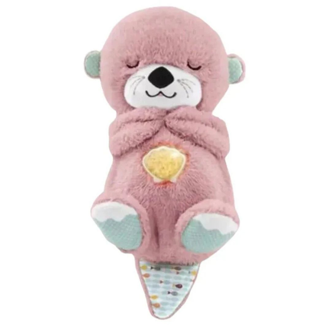 Breathing Teddy Bear with Music & Light for kids And Adults