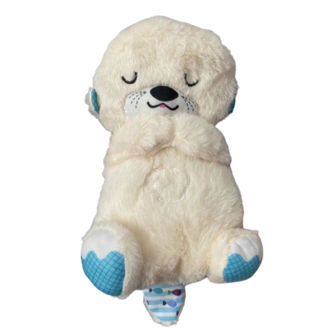 Breathing Teddy Bear with Music & Light for kids And Adults