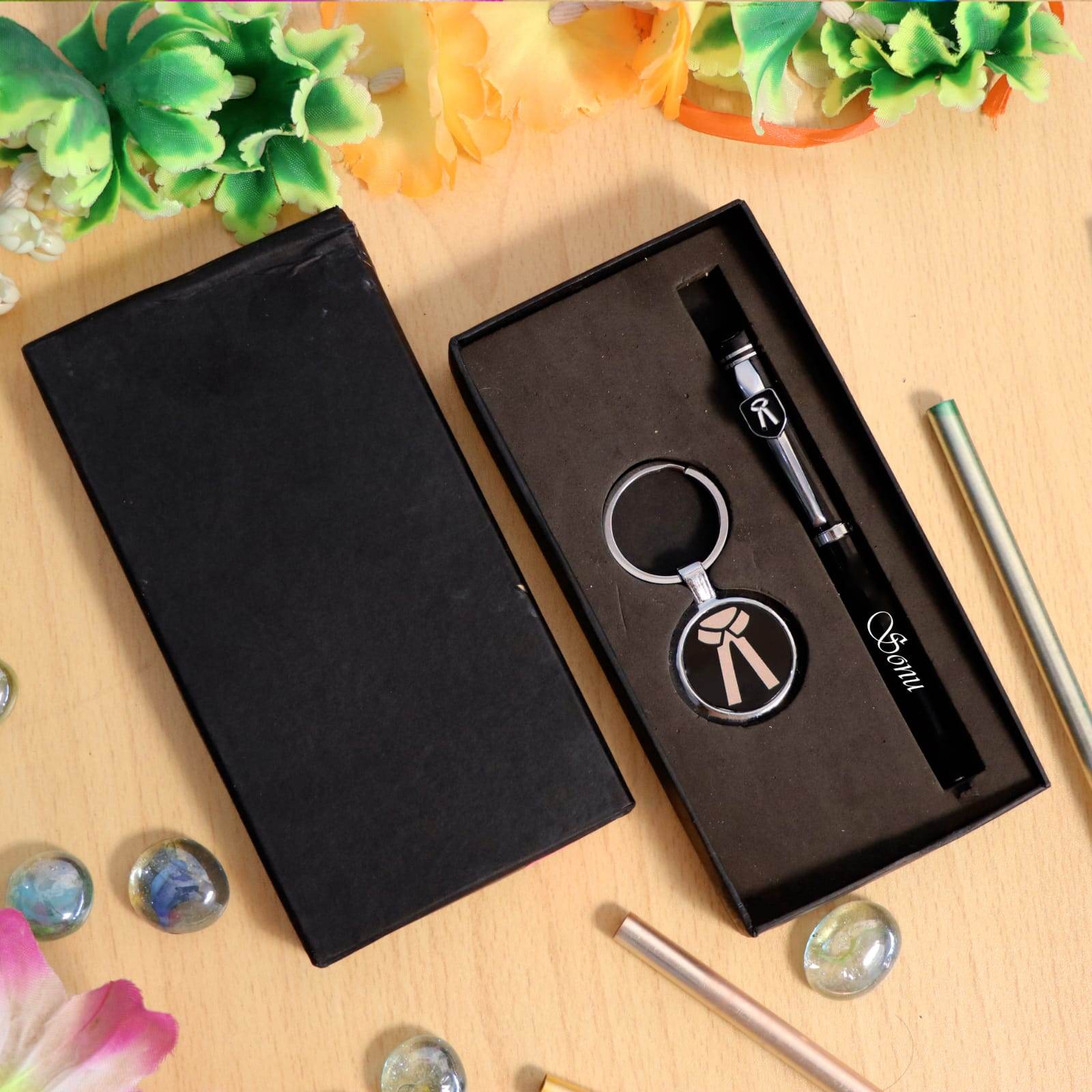Personalised Pen and Keychain combo for lawyer - Gift For lawyer - Best Gift for advocate - Gift For Advocate - BBD GIFTS