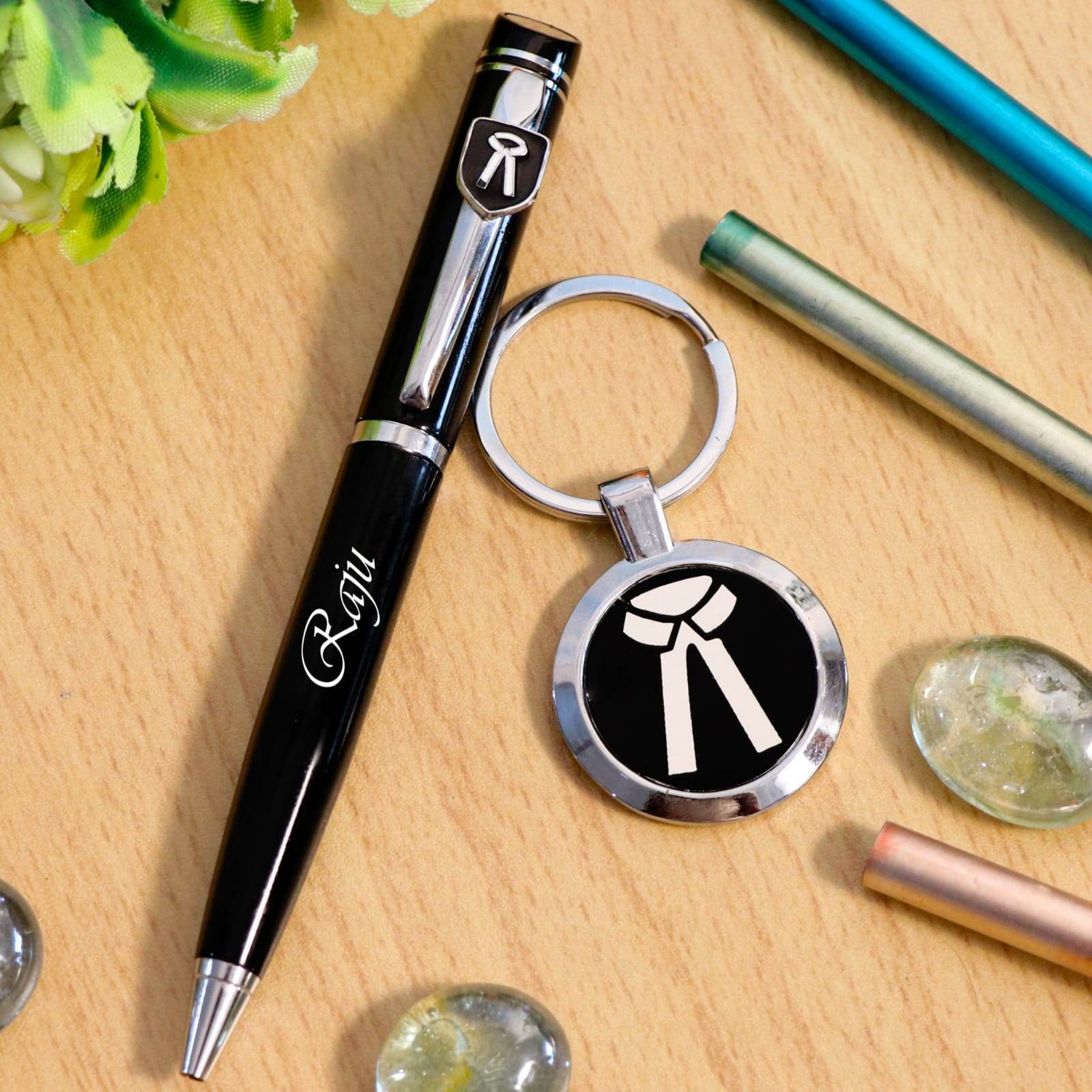 Personalised Pen and Keychain combo for lawyer - Gift For lawyer - Best Gift for advocate - Gift For Advocate - BBD GIFTS