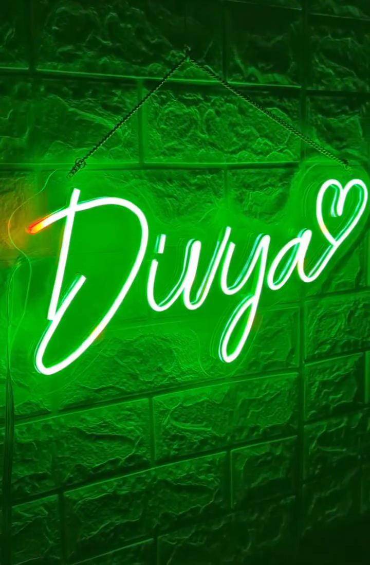 Name neon light | Customise neon sign | Multicolour neon light | Birthday neon sign | Anniversary gifts - BBD GIFTS