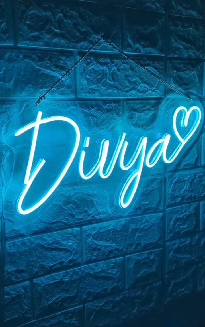 Name neon light | Customise neon sign | Multicolour neon light | Birthday neon sign | Anniversary gifts - BBD GIFTS