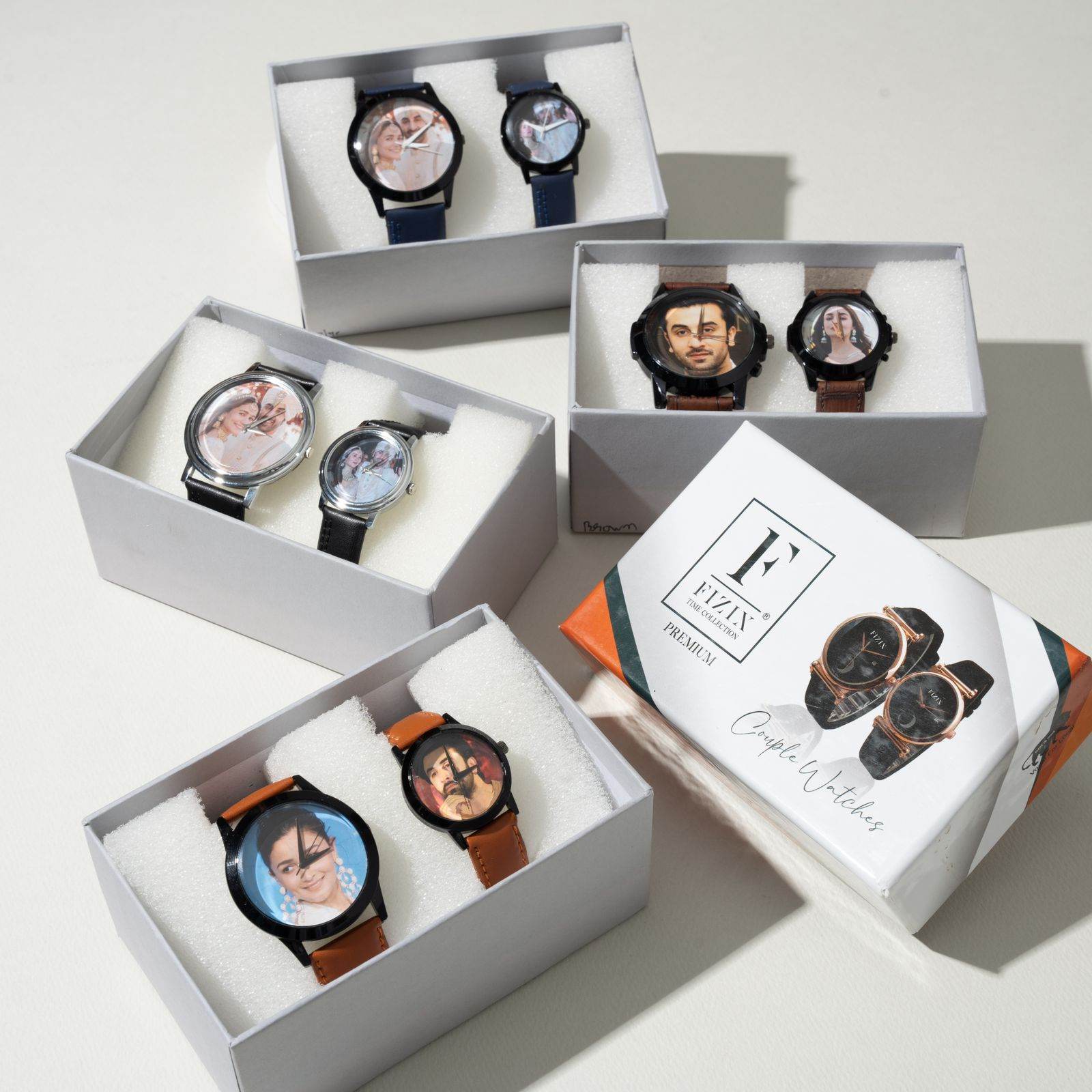 Customized Bhaiya Bhabhi couple watch set | Rakhi Combo | Best gift for brother | Gift for bro - BBD GIFTS