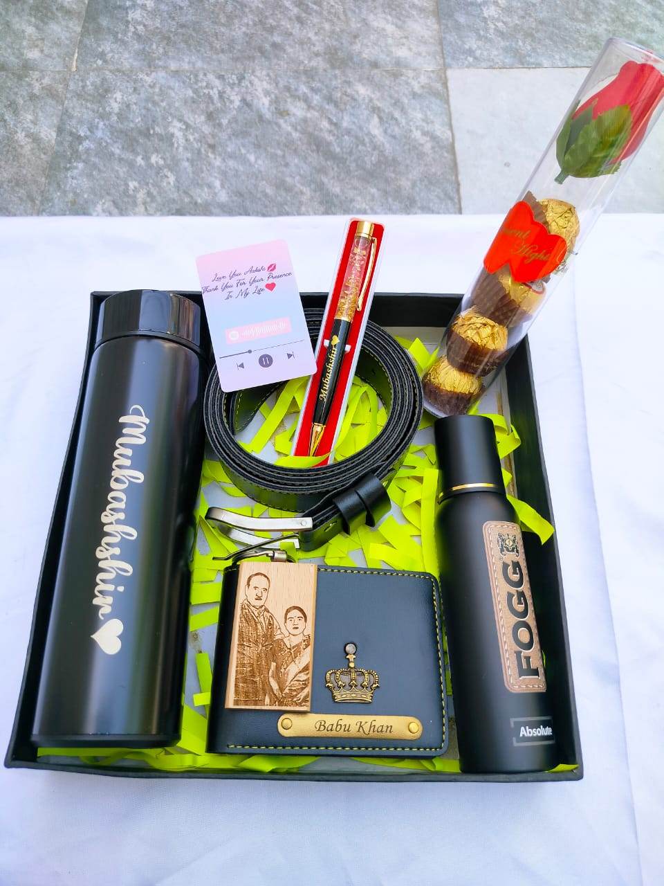 Personalized hamper for men | Gift for husband | hamper for boyfriend | Anniversary gift | Gift For him - BBD GIFTS