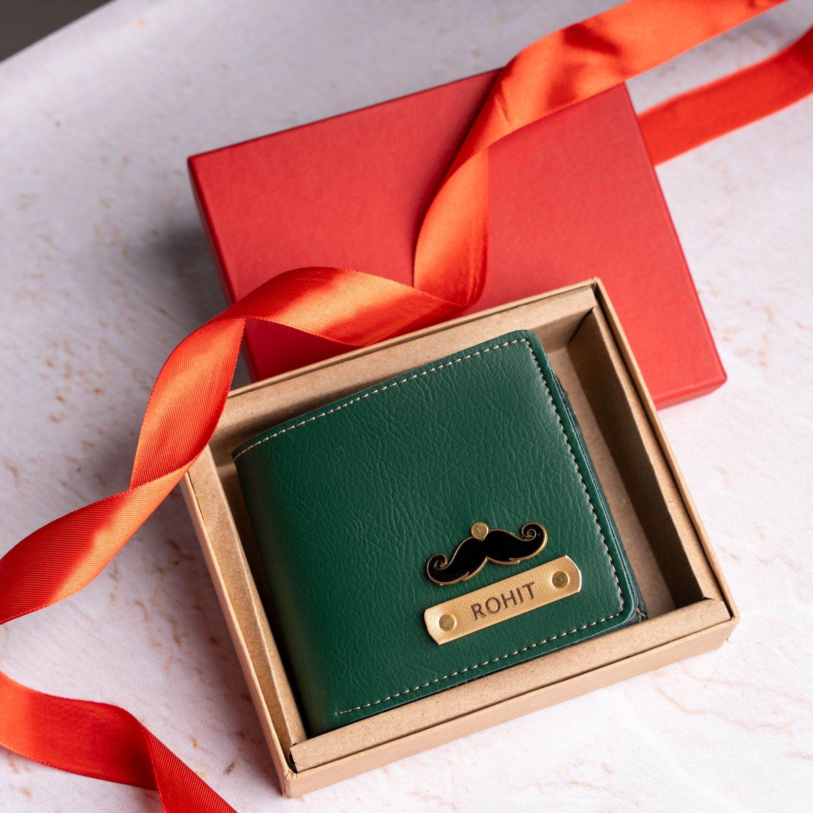 Premium Leather Finish Wallet | Premium Men's Wallet | Gift For Him | Men's Wallet | Name Wallet - BBD GIFTS