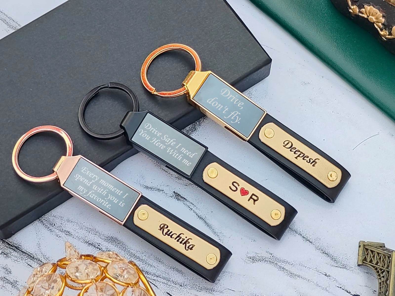 Premium Pen and Keychain combo | Gift Set For Men | Personalized hamper for him | Gift combo for him | Birthday gift - BBD GIFTS