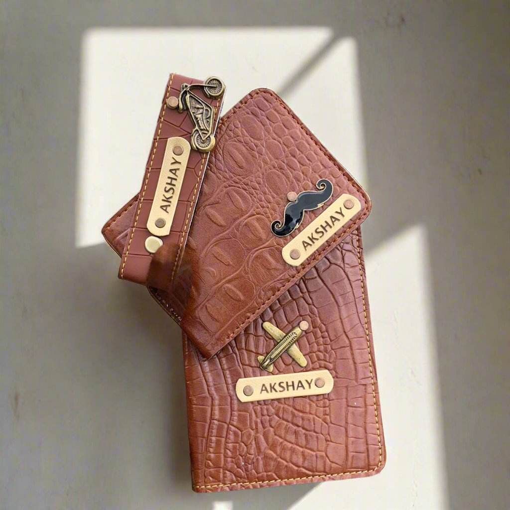 Gift for Pilot | Gift for Him | Anniversary Gift | Birthday day Gift for Men | Surprise Gift for him | Men's Wallet combo - BBD GIFTS