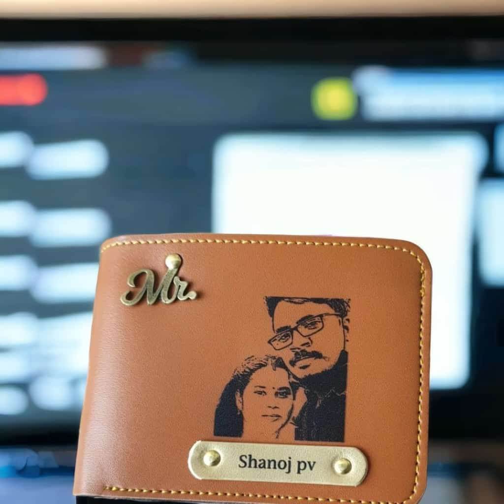 Sketch Wallet | Photo Wallet | Gift for Men's | Personalized Men's Wallet | Gift for him - BBD GIFTS