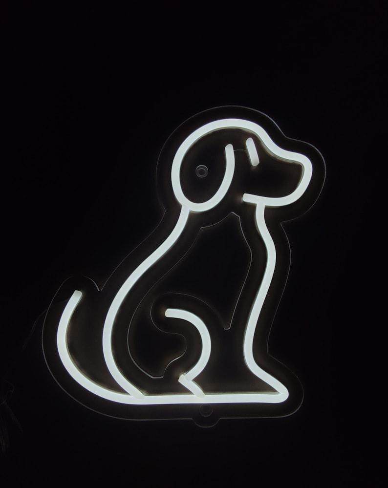 Customise Dog neon sign | Animal neon light | Pet led light | custom dog led sign for pet store | Pet shop decor | Dog Lovers - BBD GIFTS
