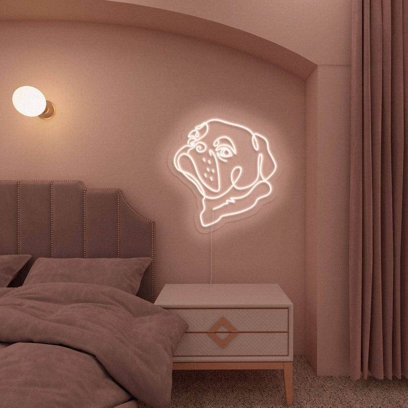 Pug Neon Sign | Pug LED Neon Sign | Custom Neon Neon Light | Gift for Pet lover - BBD GIFTS