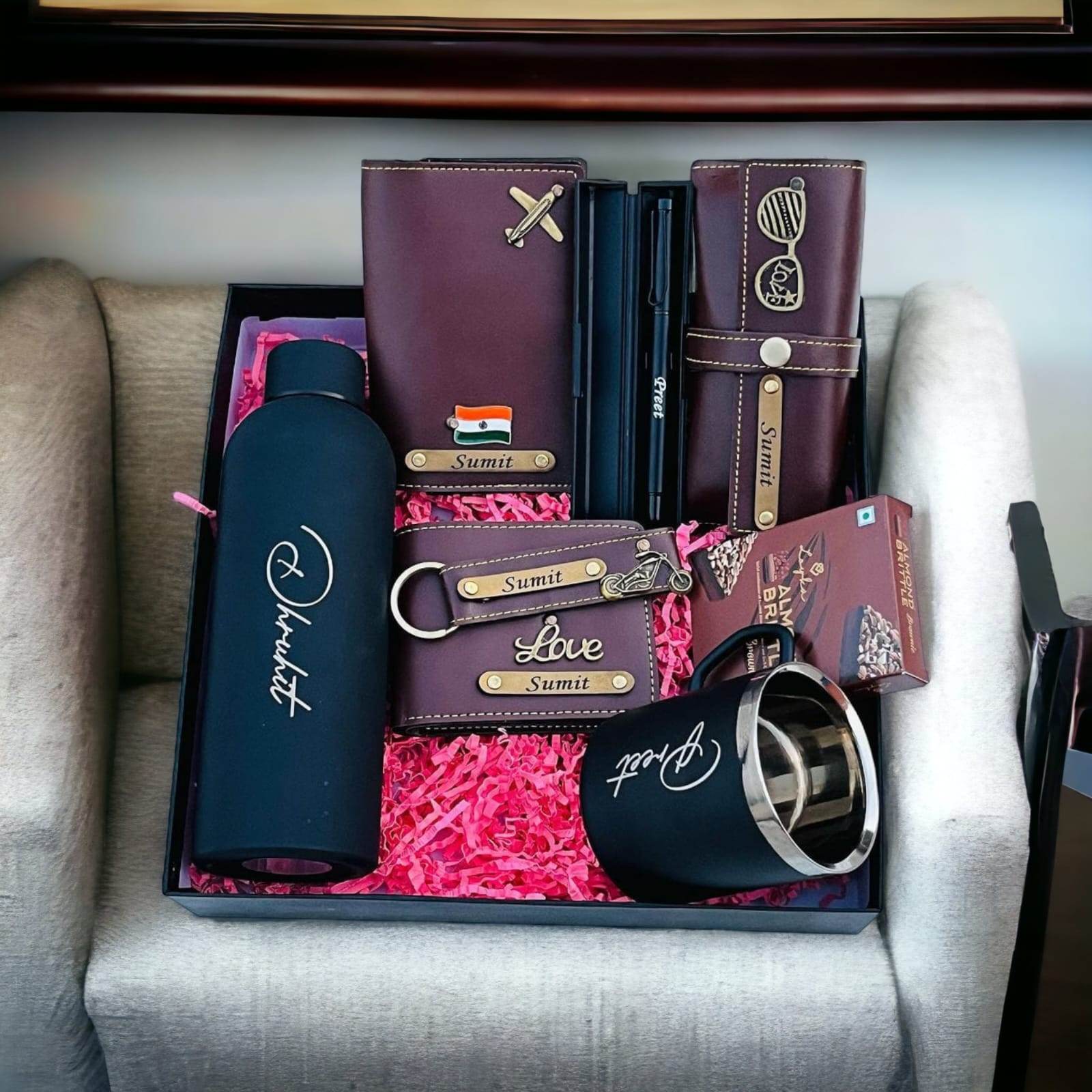 Customise Gift Combo Unique gift combo for Men Gift for Husband, B