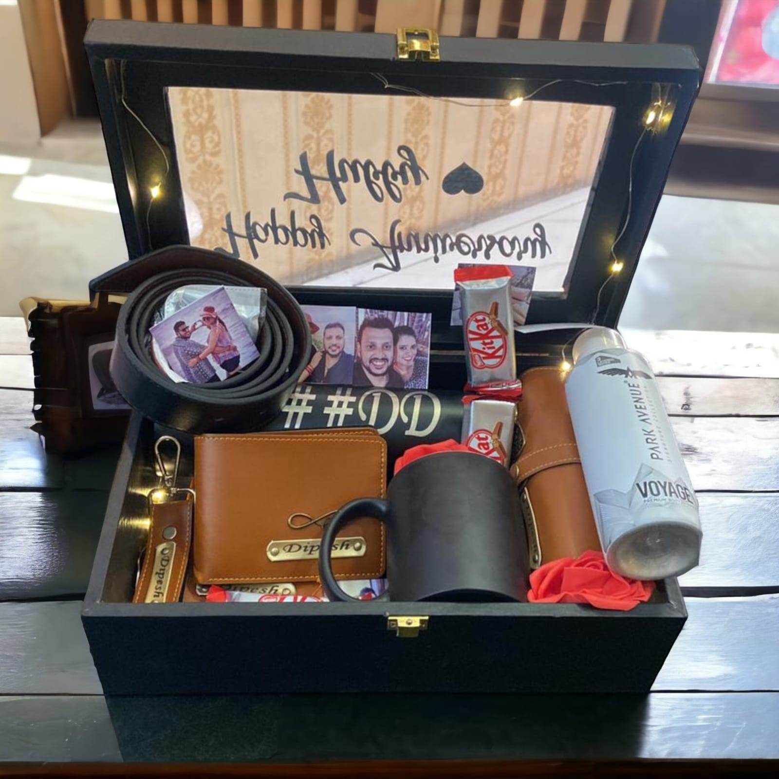 Personalized Gift Hamper | Men's Gift Hapmer | Men's combo | Personalized Gift | Anniversary Gift | Gifts for husband | - BBD GIFTS