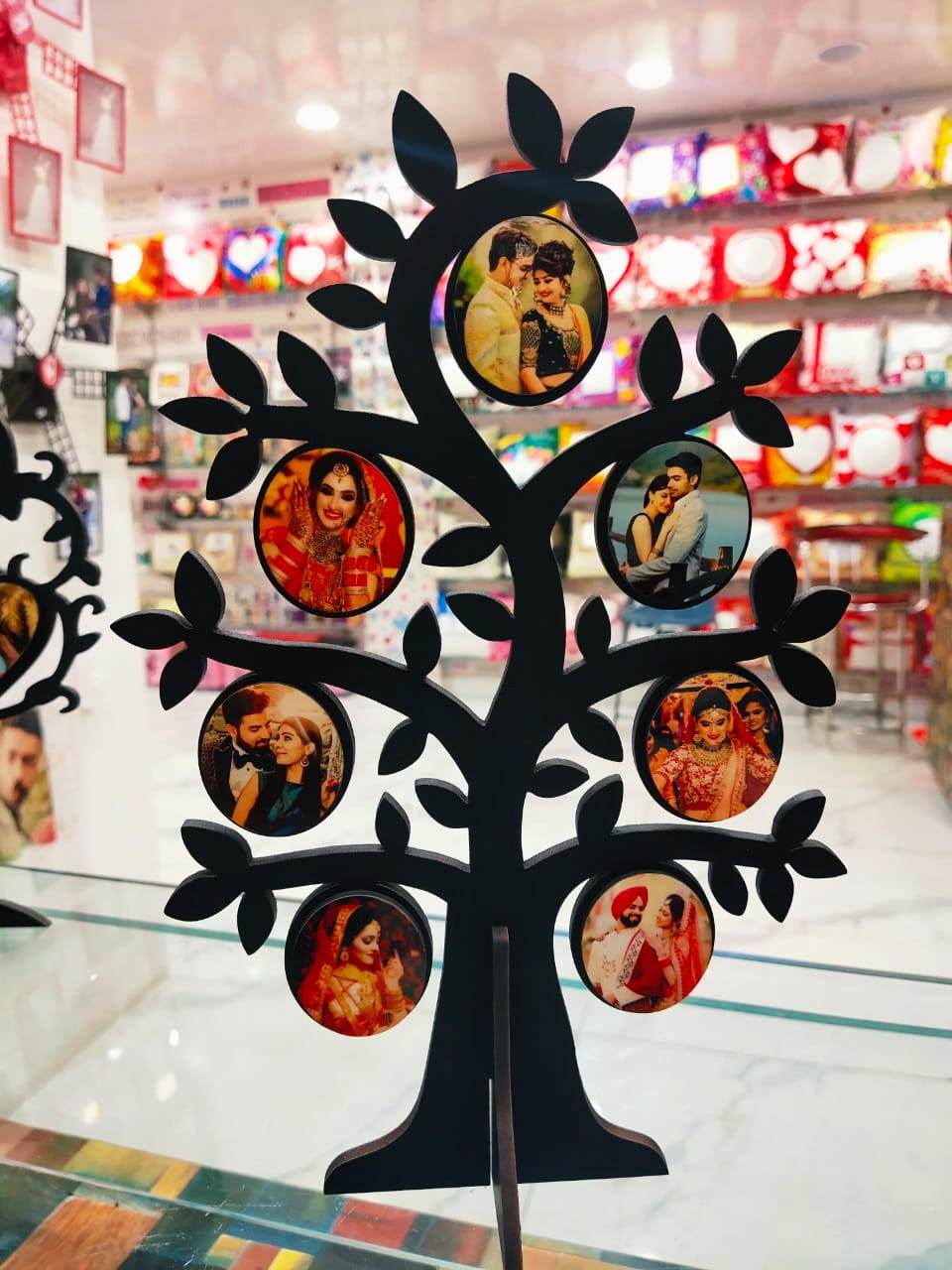 Customized Wooden Tree | Photo Tree Standy | Personalized Tree Stand | Special Gift | Family Tree |Birthday And Anniversary Gift | - BBD GIFTS