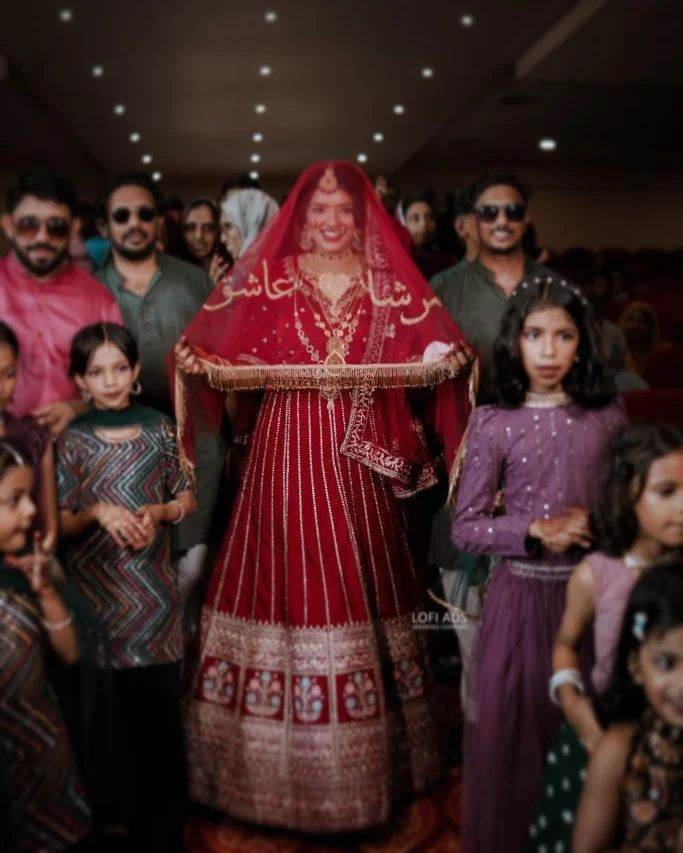 Embroidery Dupatta | Bride And Groom Name Bridal Dupatta | Customise Bridal Dupatta | Wedding Special | Gift for bride | Gift for her - BBD GIFTS