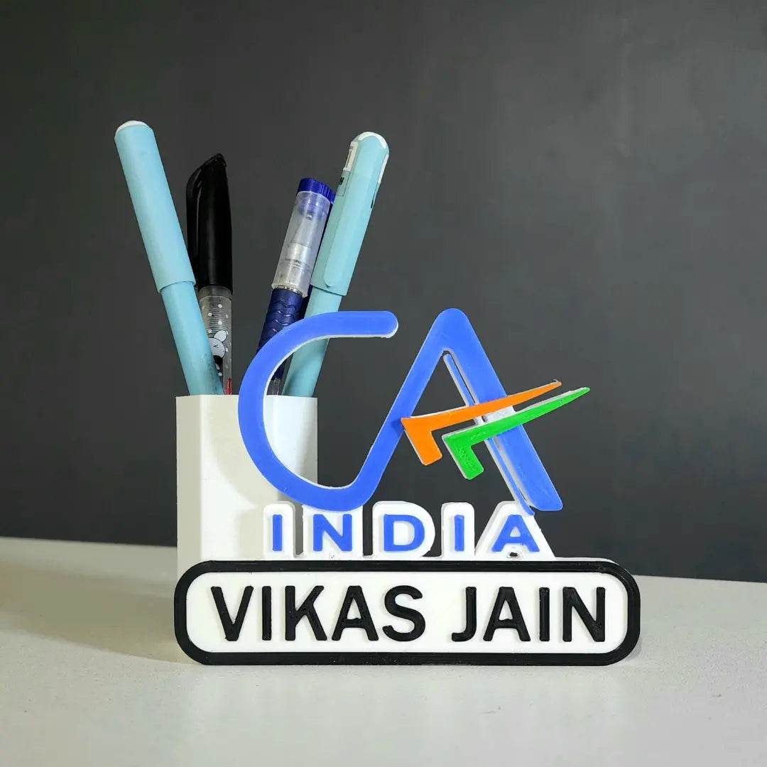 Personalized CA Penstand | Professional Pen Stand | Gift for CA | With customized Name | CA Tabletop | - BBD GIFTS
