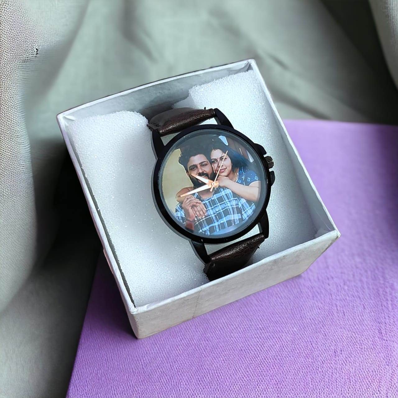 Customized Photo Watch | Personalized Gifts | Gift for Husband | Gift for Him | Best Anniversary Gift | Valantains Day Gift | - BBD GIFTS