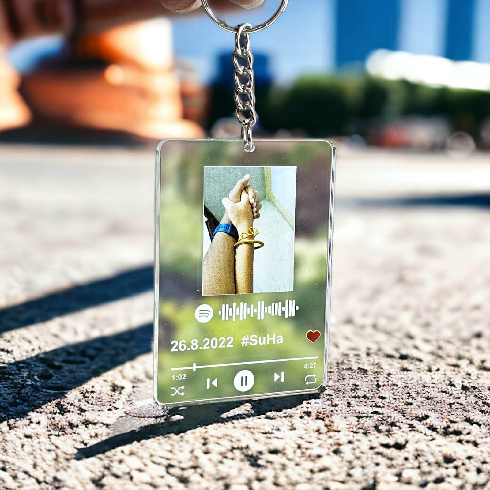 Customized Spotify keychain | Spotify Song Keychain | Gift for Him | Birthday Gift | Anniversary Gift | Best Gift for her | Memorable Gift Keychain | - BBD GIFTS