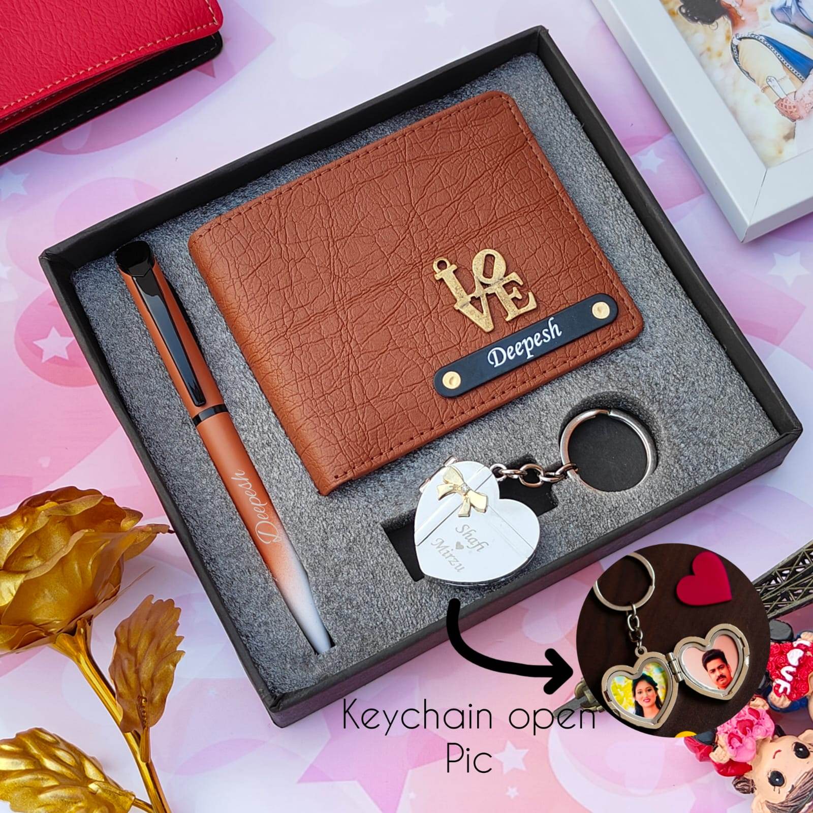 Personalised Special valentines Day Combo | Customized Mens combo | Special Gift for Him | Gift for Love | Best Gift for Husband | Customize With Ur Special Person | - BBD GIFTS