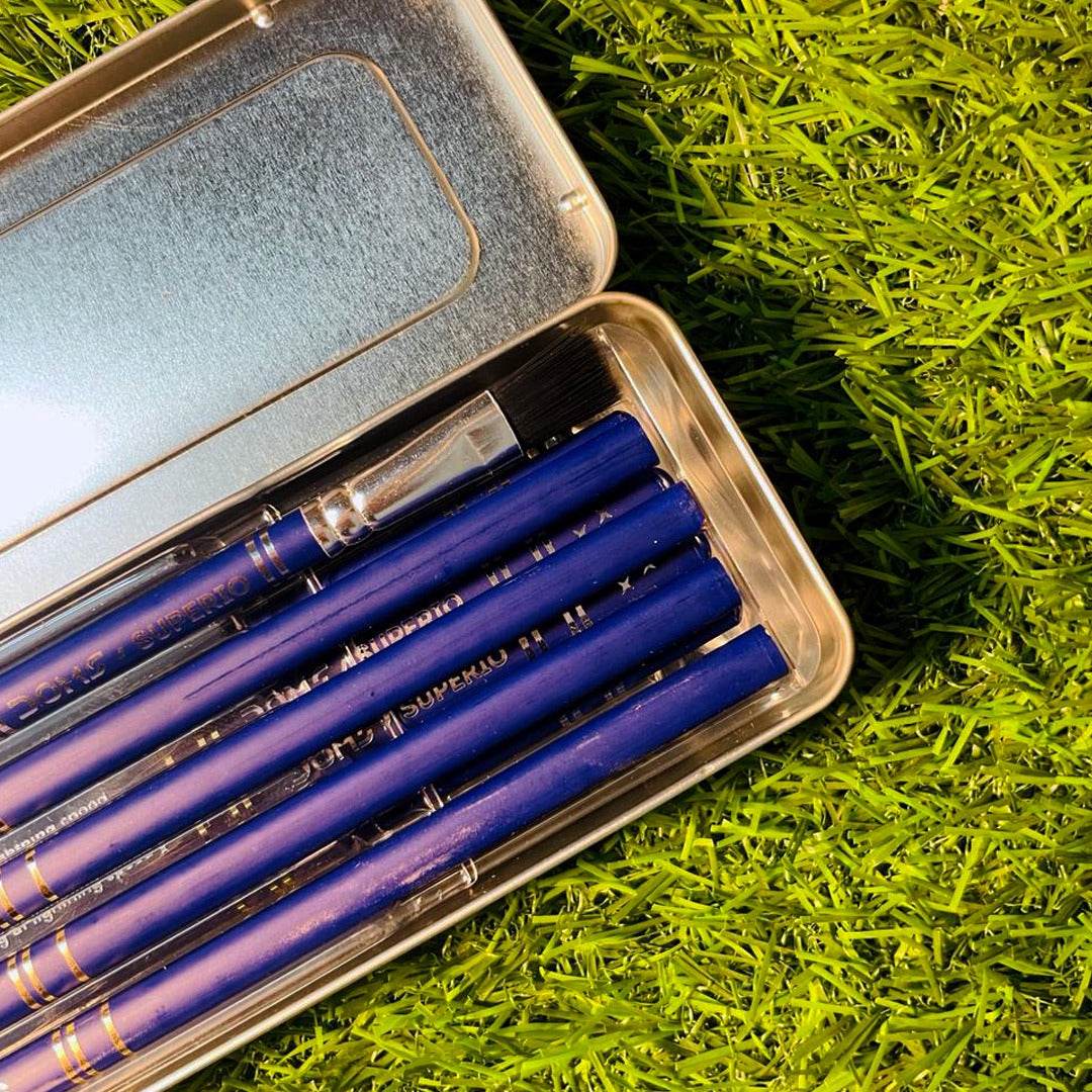 Customised DOMS Superio Pencil box with engraved names | Pencils for school kids | Best return gifts for kids - BBD GIFTS