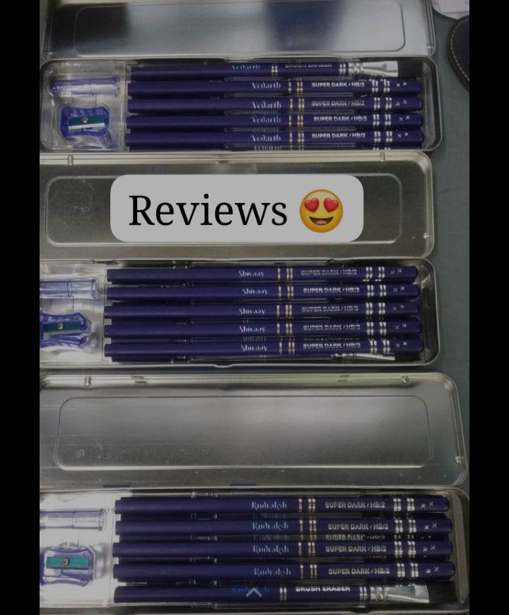 Customised DOMS Superio Pencil box with engraved names | Pencils for school kids | Best return gifts for kids - BBD GIFTS