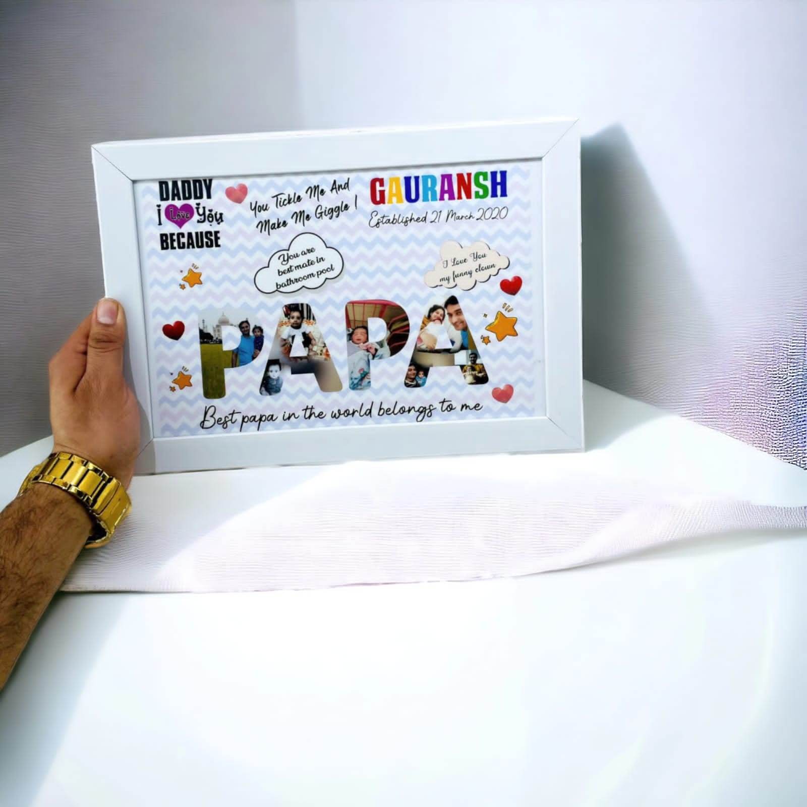 Fathers day Gifts| Fathers day special frame | - BBD GIFTS