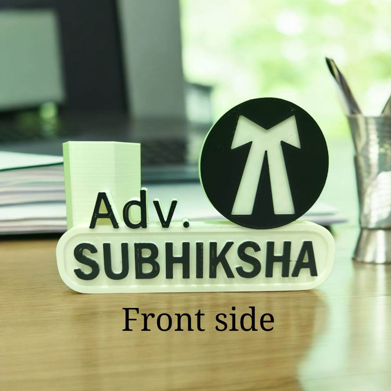 Professional Pen Stand for Advocates – Custom 3D Printed with Name - BBD GIFTS