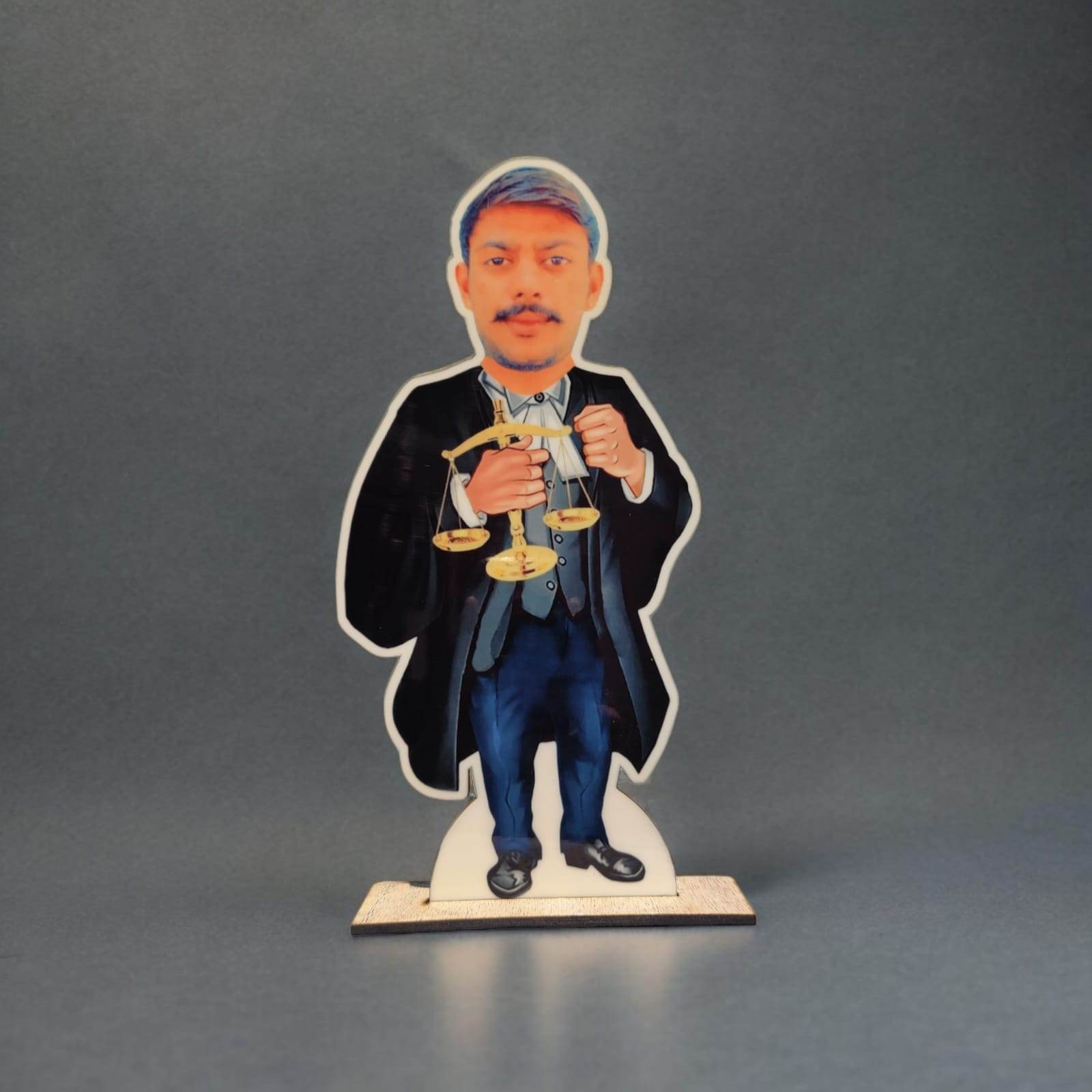 Personalized Lawyer's Caricature - BBD GIFTS