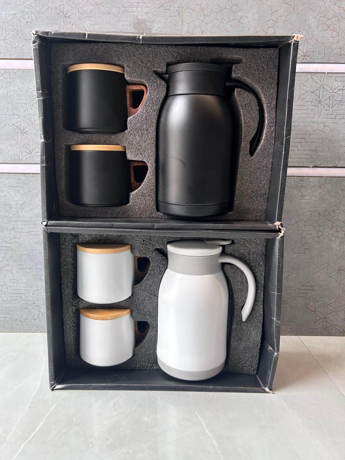 Diwali Special Kettle & 2 Mug Gift Set - BBD GIFTS
