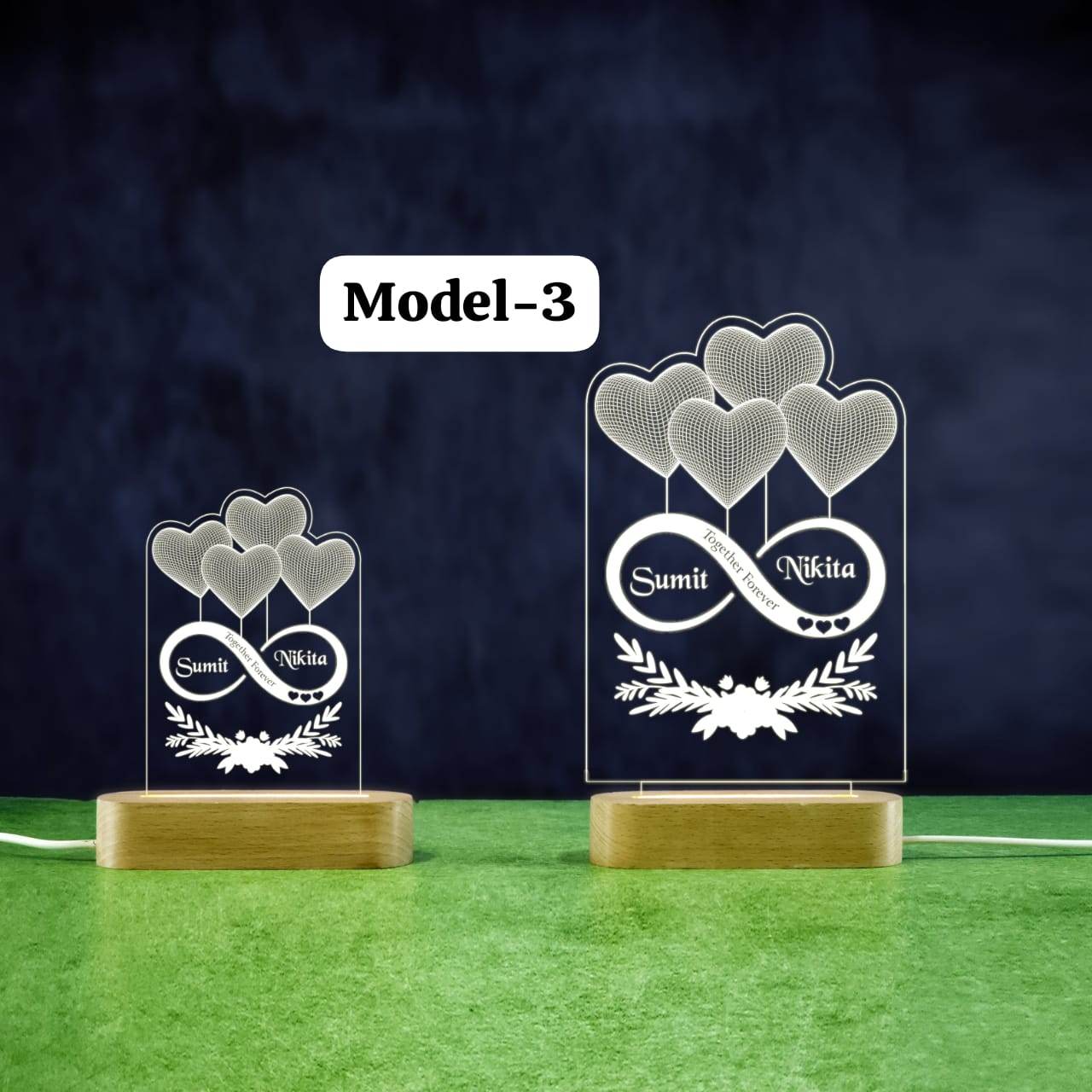 Couples Led Table top - BBD GIFTS