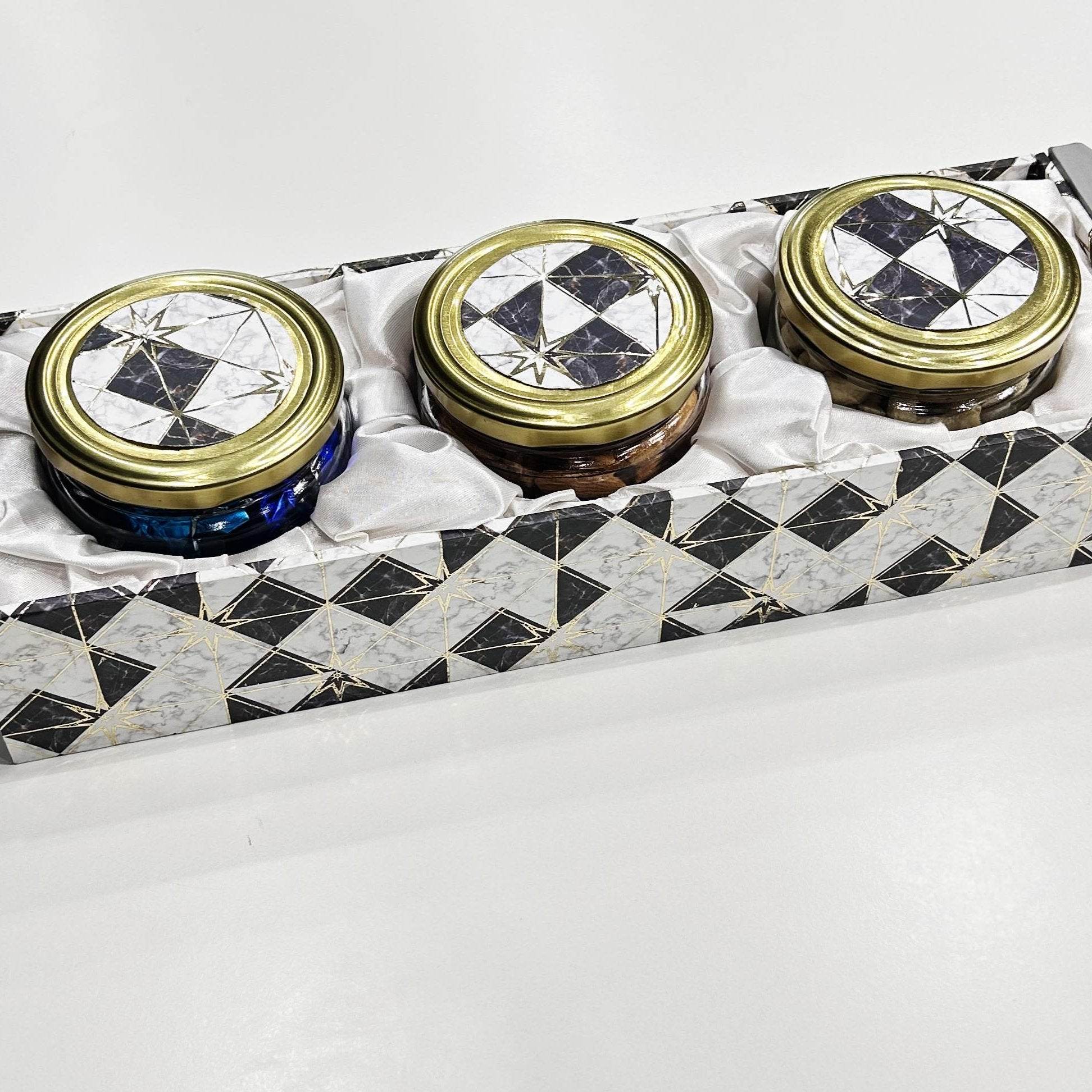 Diwali special Dry Fruit Jar Tray - BBD GIFTS