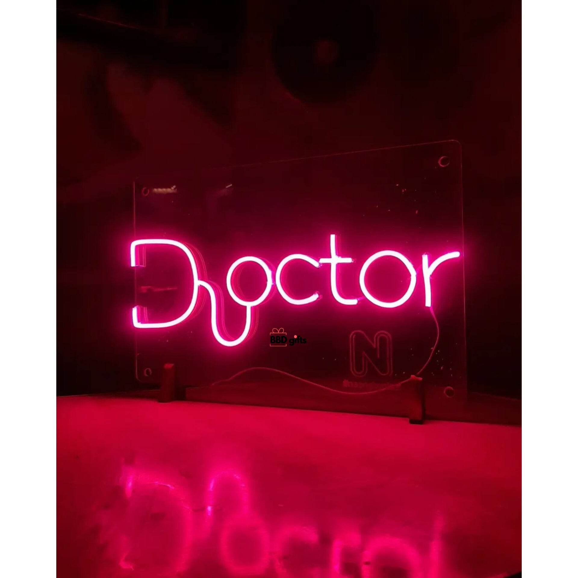 Personalized Neon For Doctor | Best Gift For Doctor | Neon Sign For Doctors - BBD GIFTS