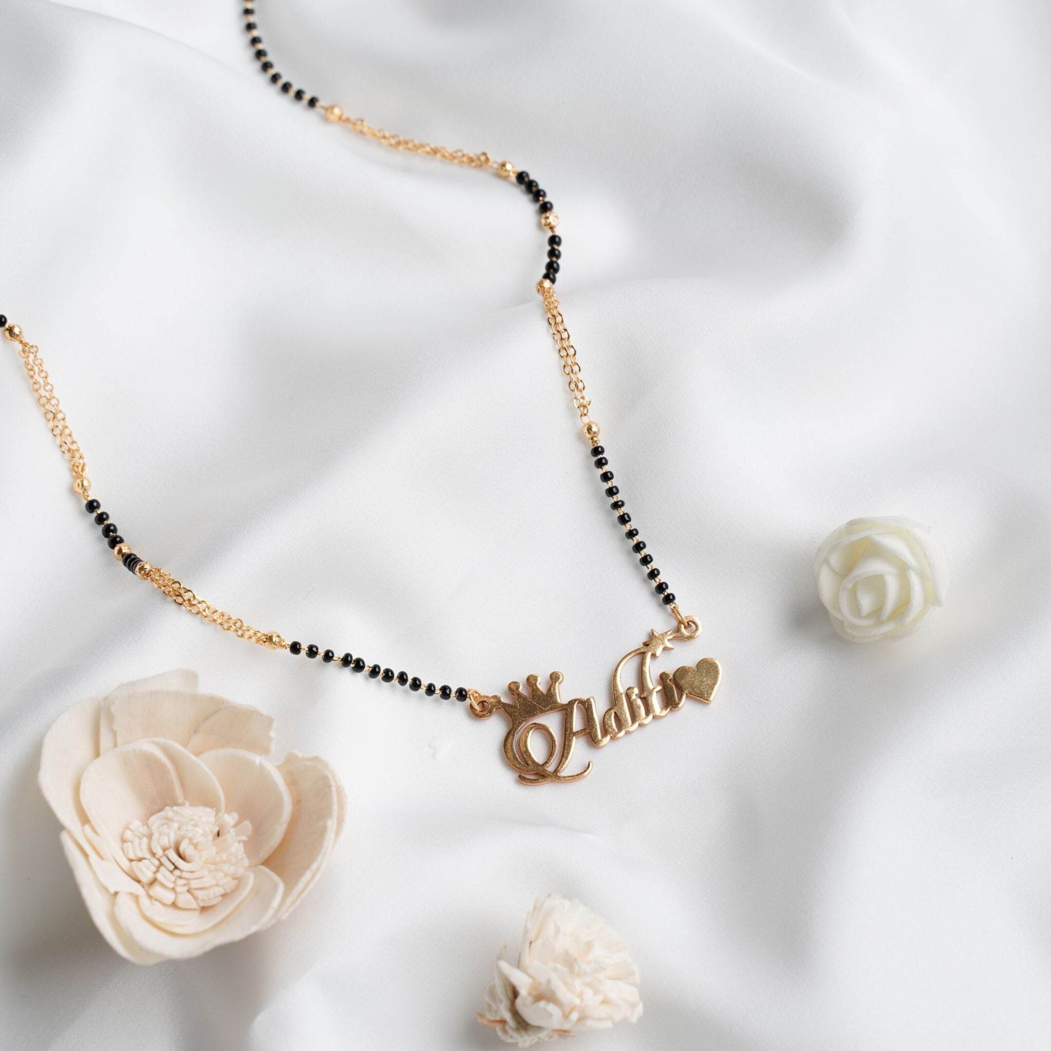 Gold Price Hubby Name Mangalsutra Infinite Love Couple Name