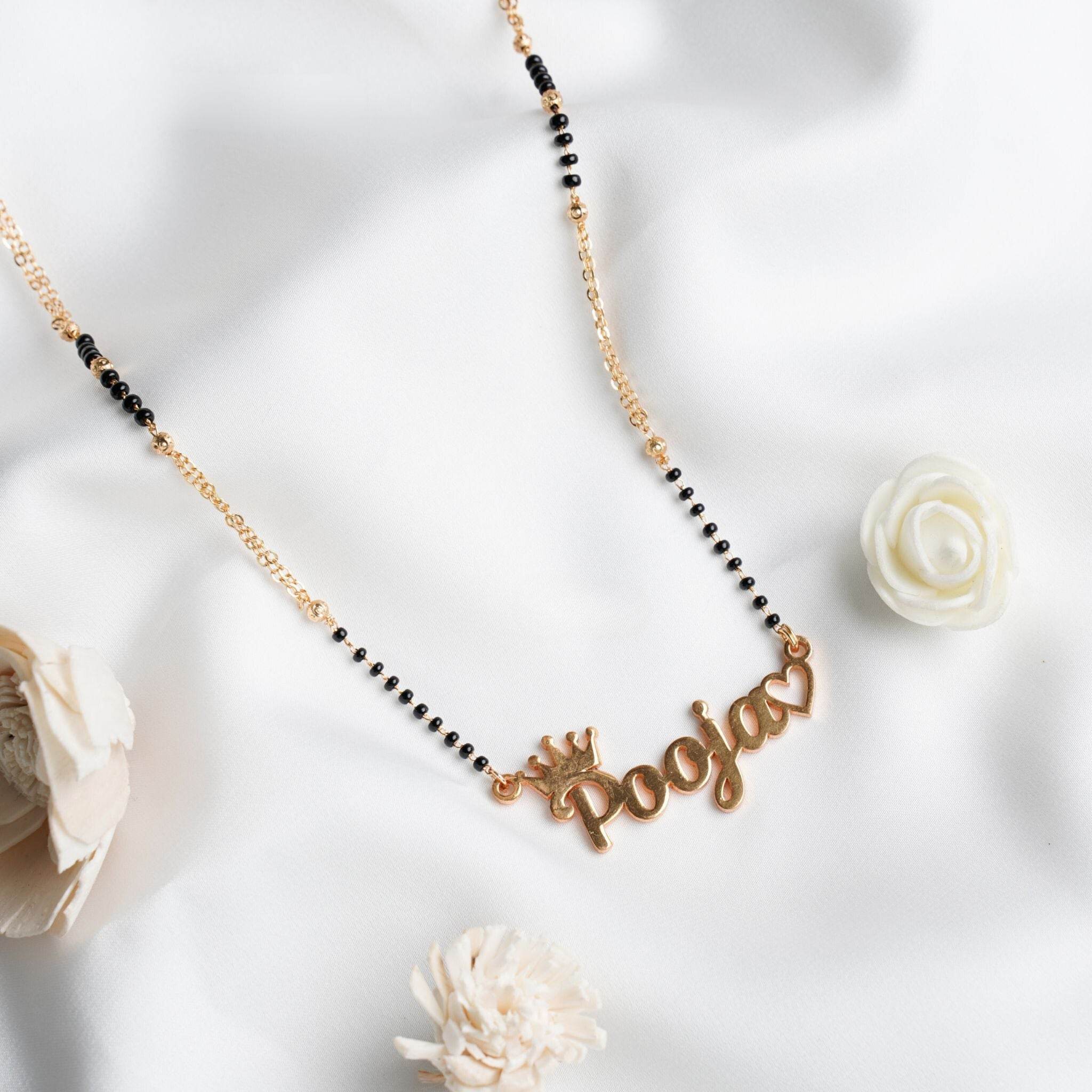 Personalized Fancy Jewellery | Mangalsutra | Indian tradition | Gold plated mangalsutra | Beautiful mangalsutras - BBD GIFTS