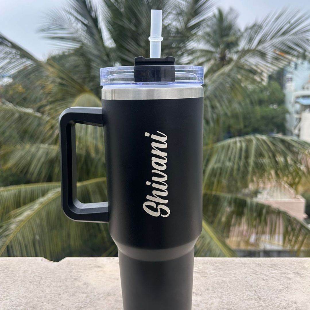 Personalized Stanley Mug – 1200ML Stainless Steel Travel Mug with Straw - BBD GIFTS