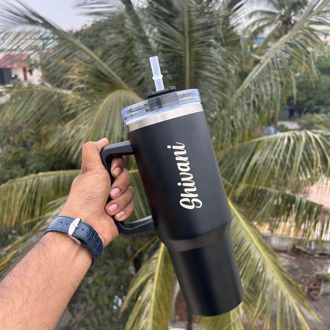 Personalized Stanley Mug – 1200ML Stainless Steel Travel Mug with Straw - BBD GIFTS