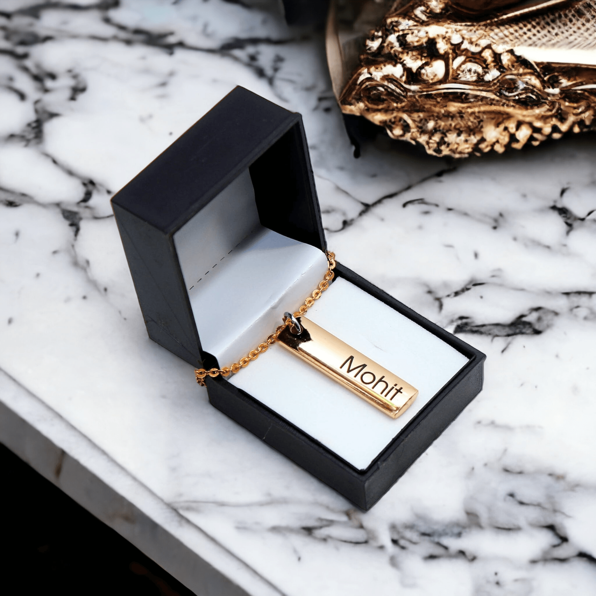 Capsule Bar Name Pendant - BBD GIFTS