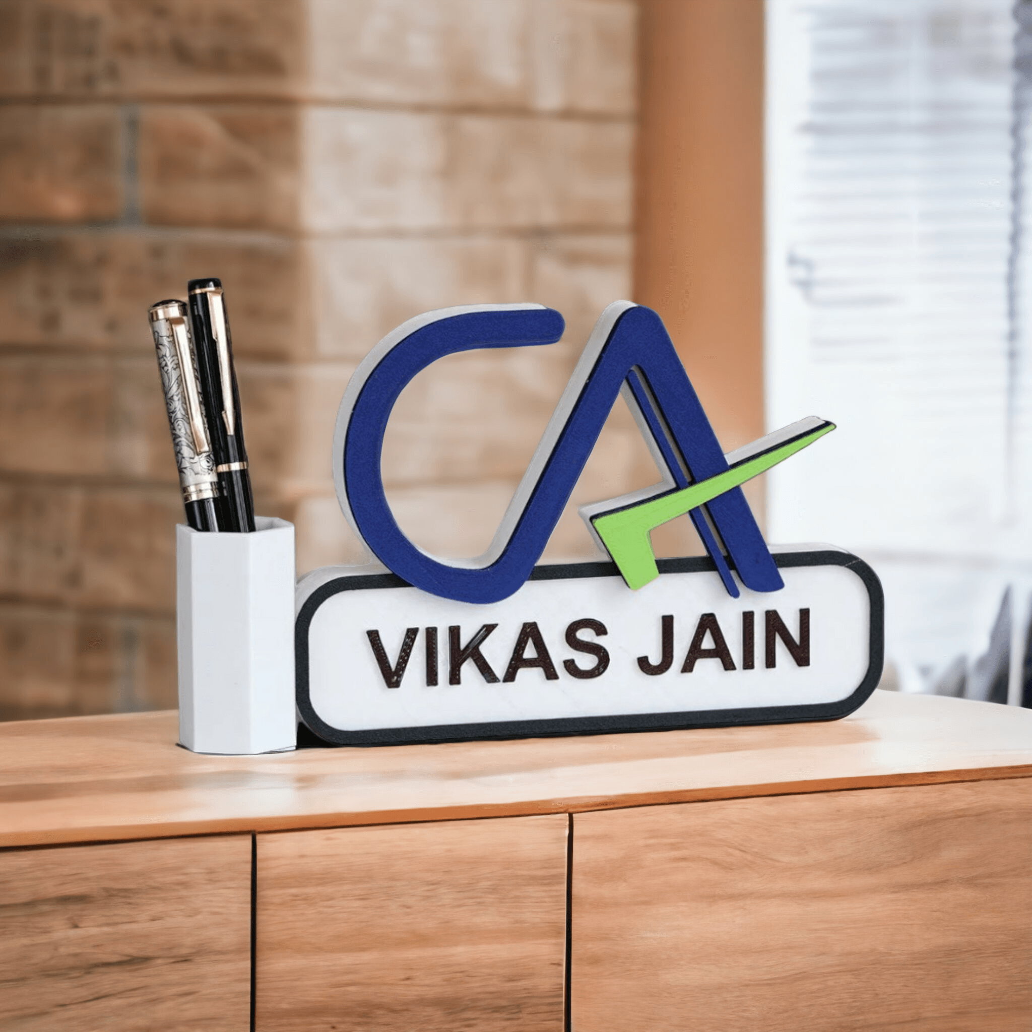 Personalized Pen Stand for CA | best gift for future CA | - BBD GIFTS