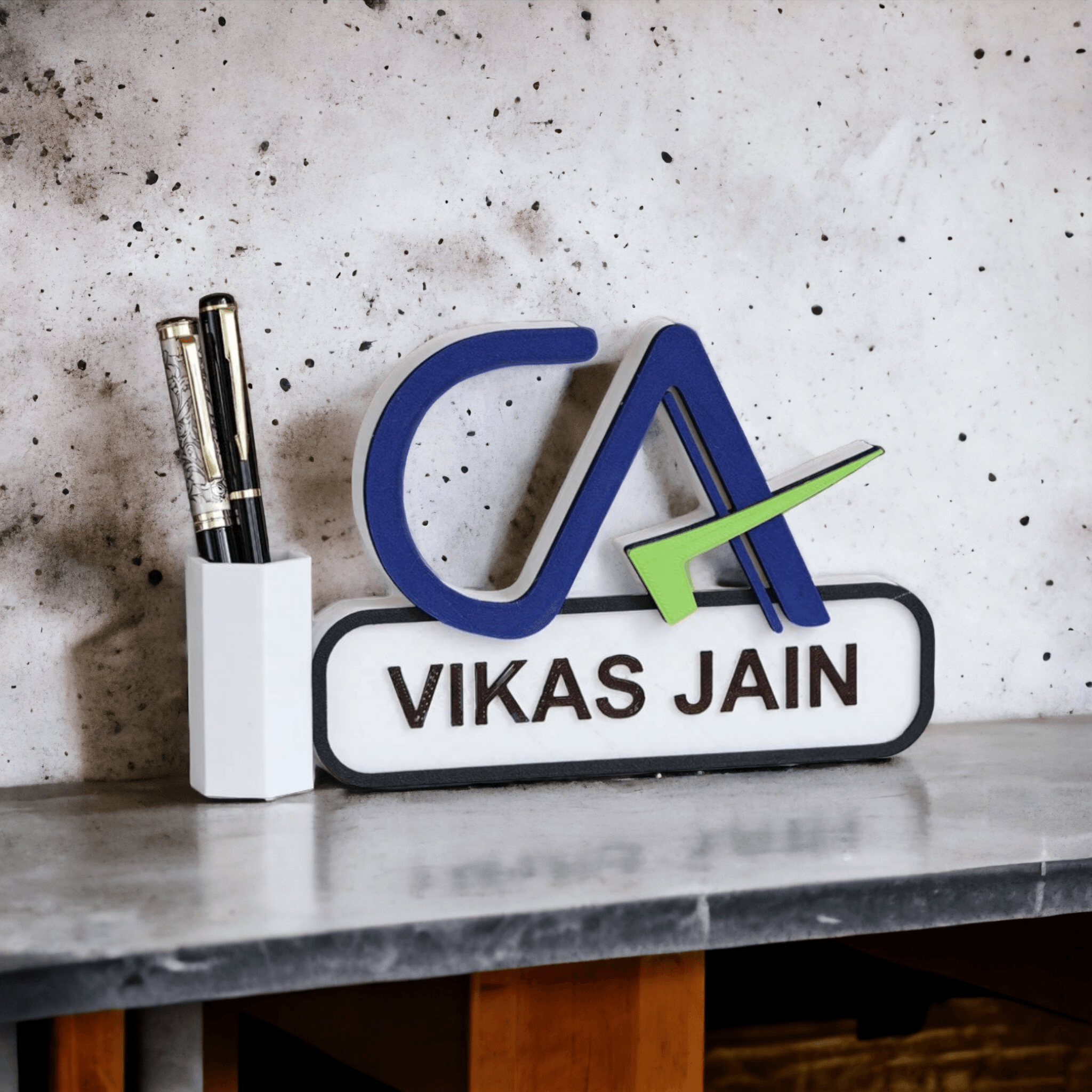 Personalized Pen Stand for CA | best gift for future CA | - BBD GIFTS