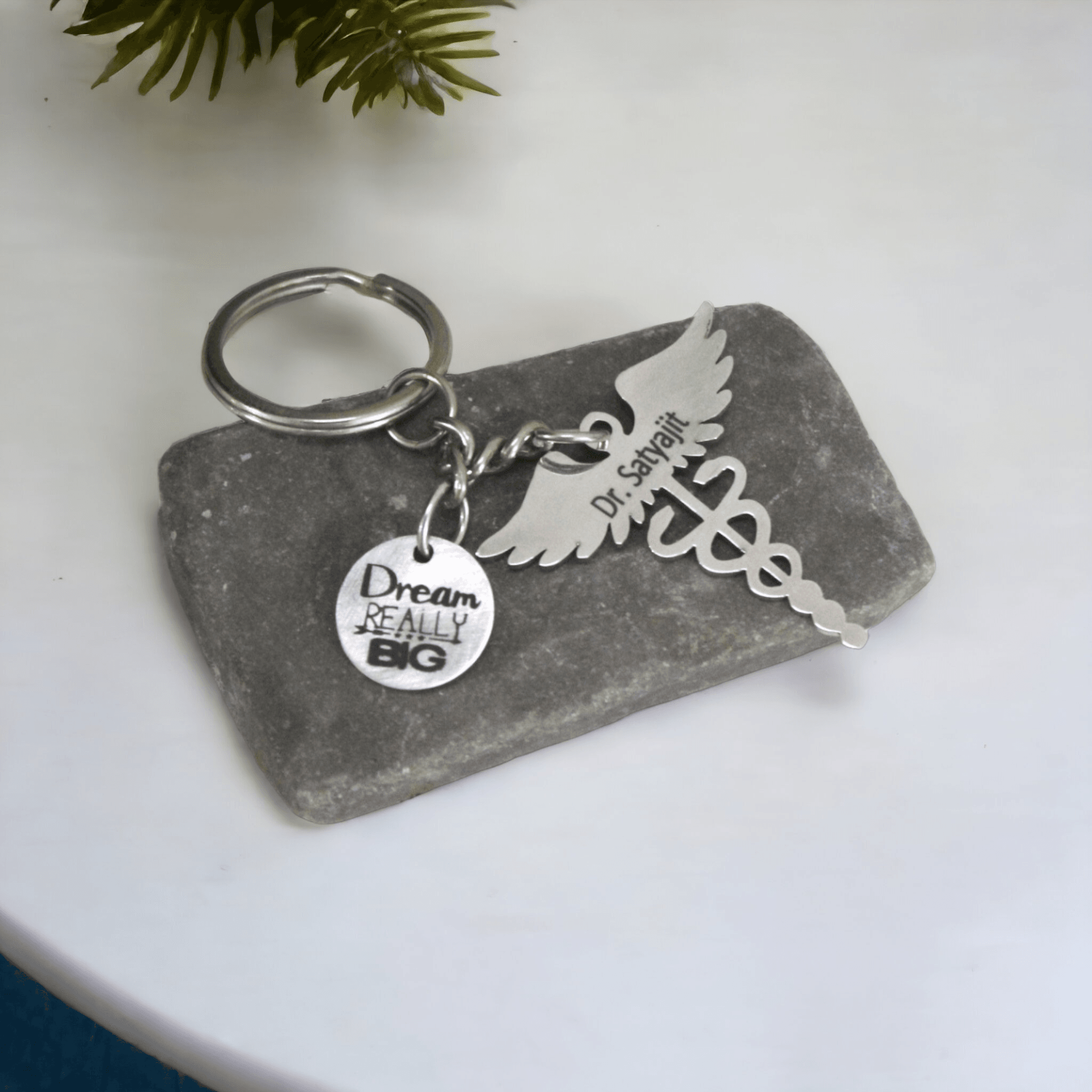 Customized stainless steel keychain for doctor - BBD GIFTS