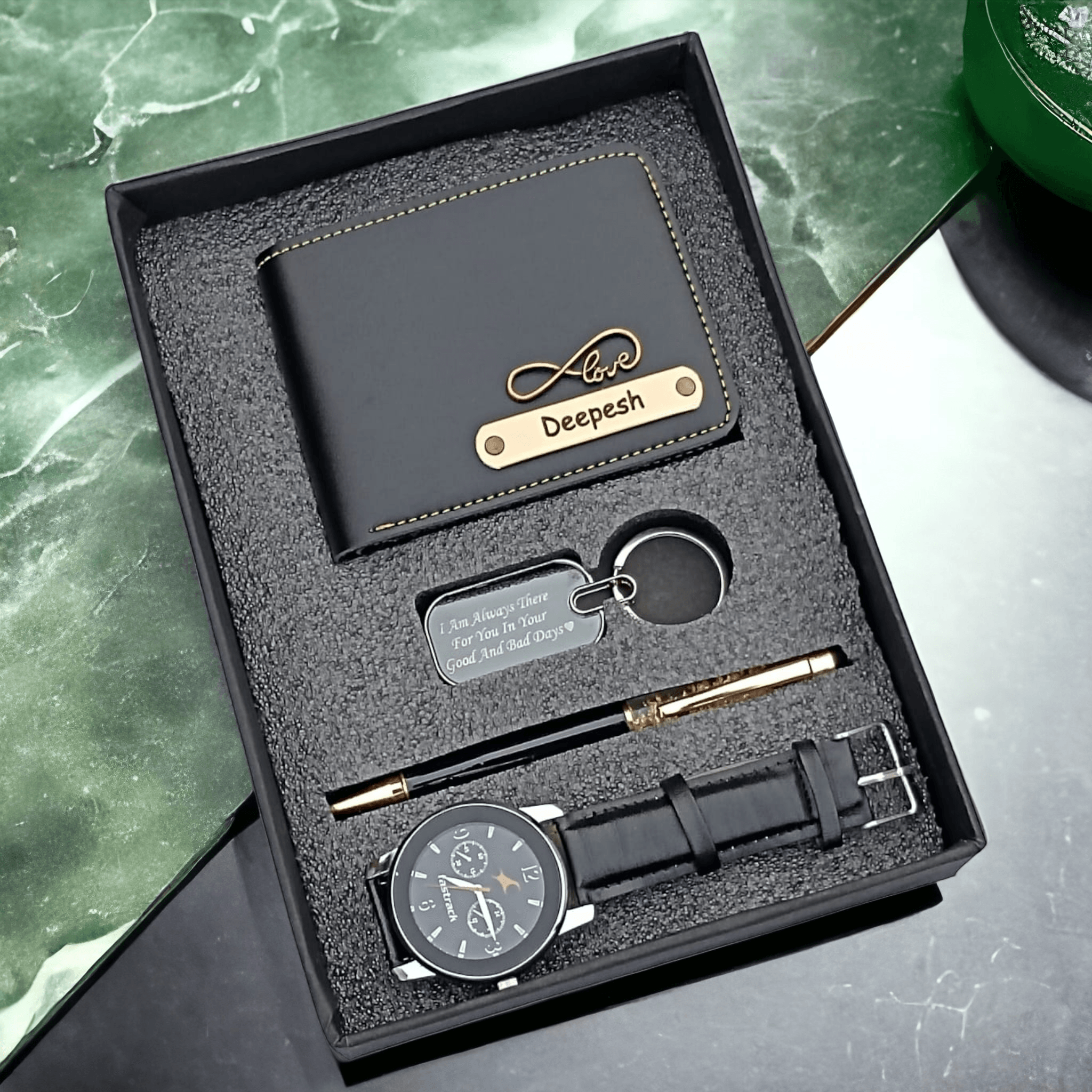 Wallet combo gift for him | Best gift for anniversary | Gift for boyfriend - BBD GIFTS