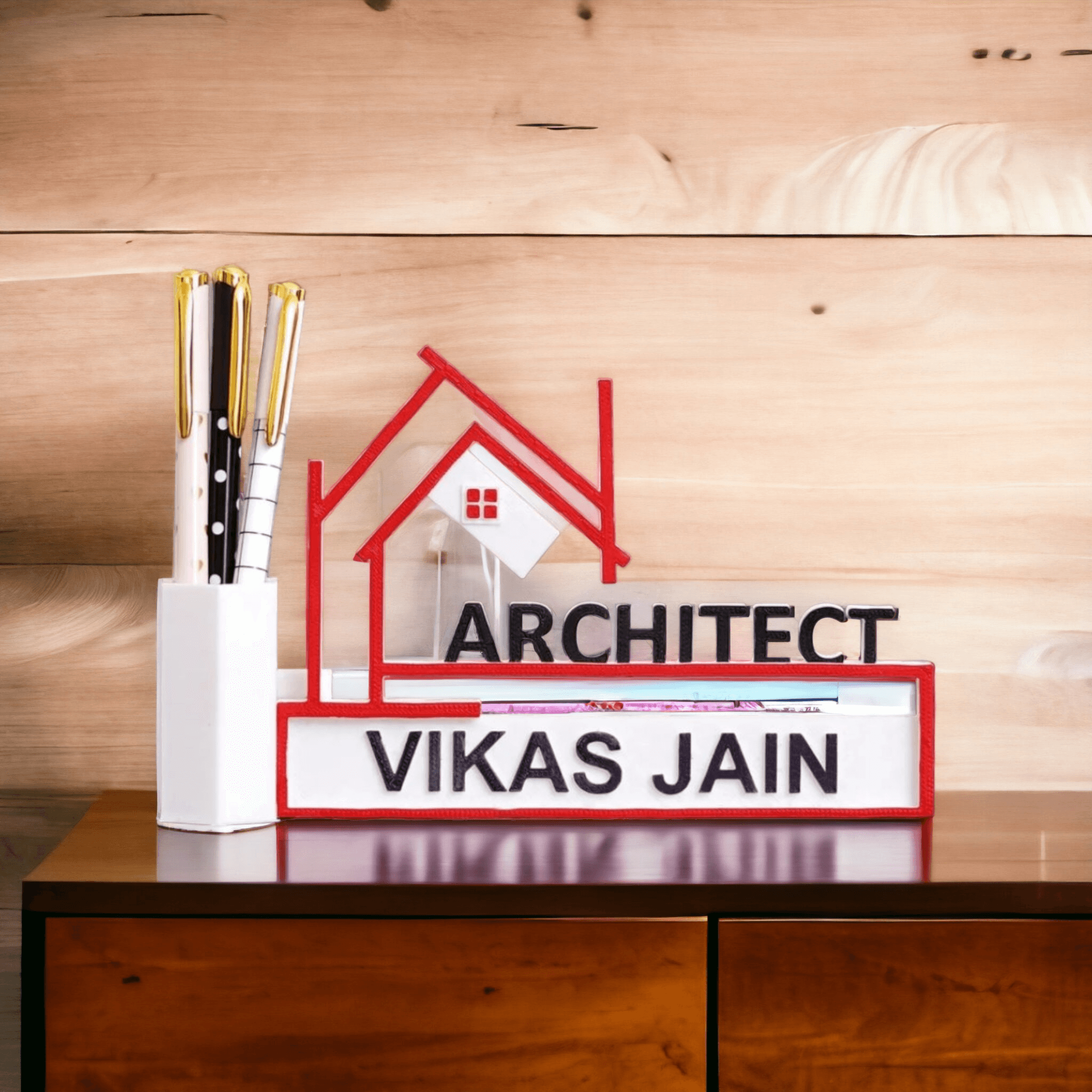 Personalized Pen Stand For Architect - BBD GIFTS