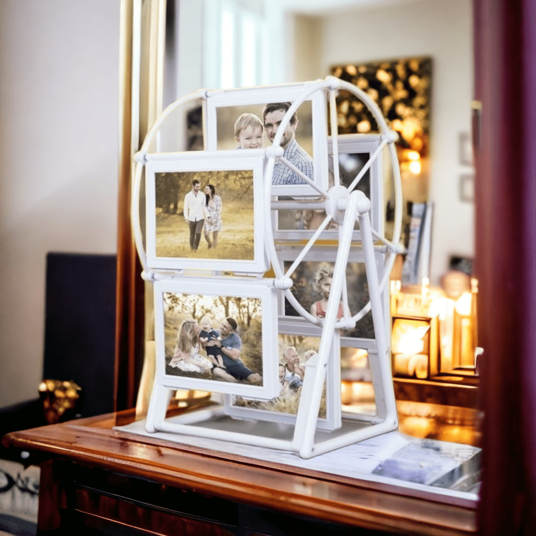 Customized Wheel Photo Frame | Home decors | Best birthday gifts | Unique model gifts | Wheel photo frame - BBD GIFTS