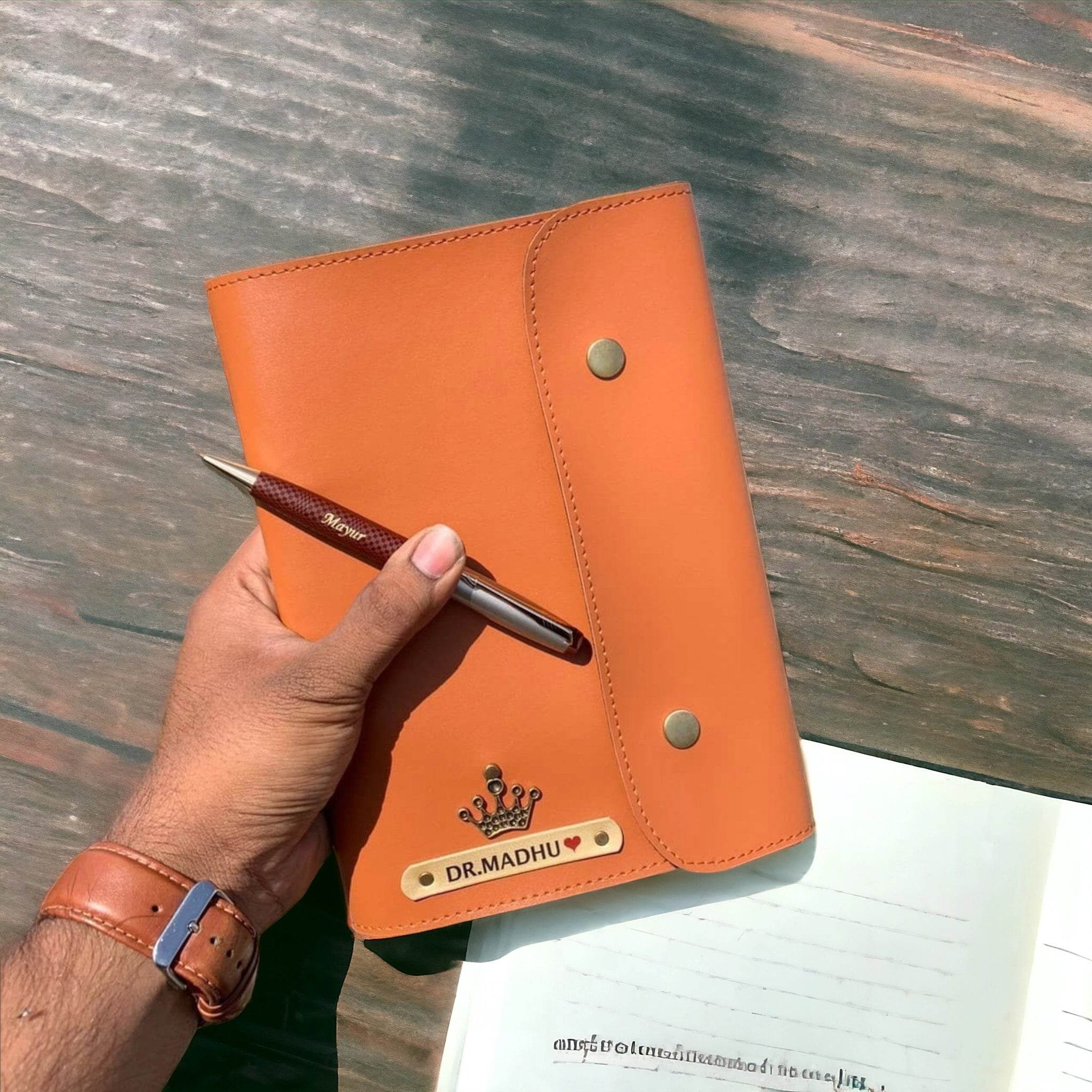 Personalized Diary with Pen & Cover Set | Premium Corporate Gifts for Employees - BBD GIFTS