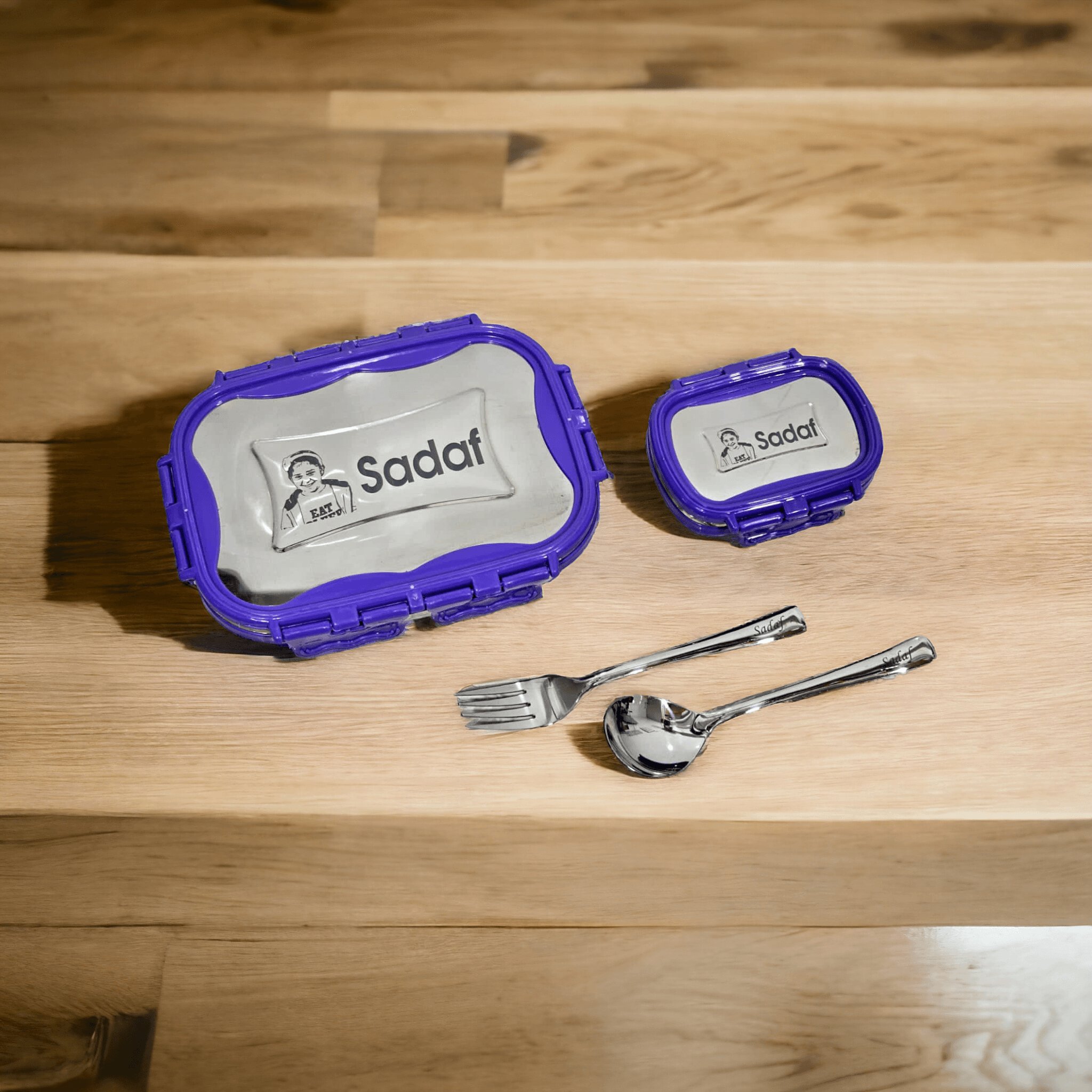 Customise Steel Lunch box Combo | Gift for kids | Birthday gifts | return gifts for kids |Stainless steel lunch boxes - BBD GIFTS