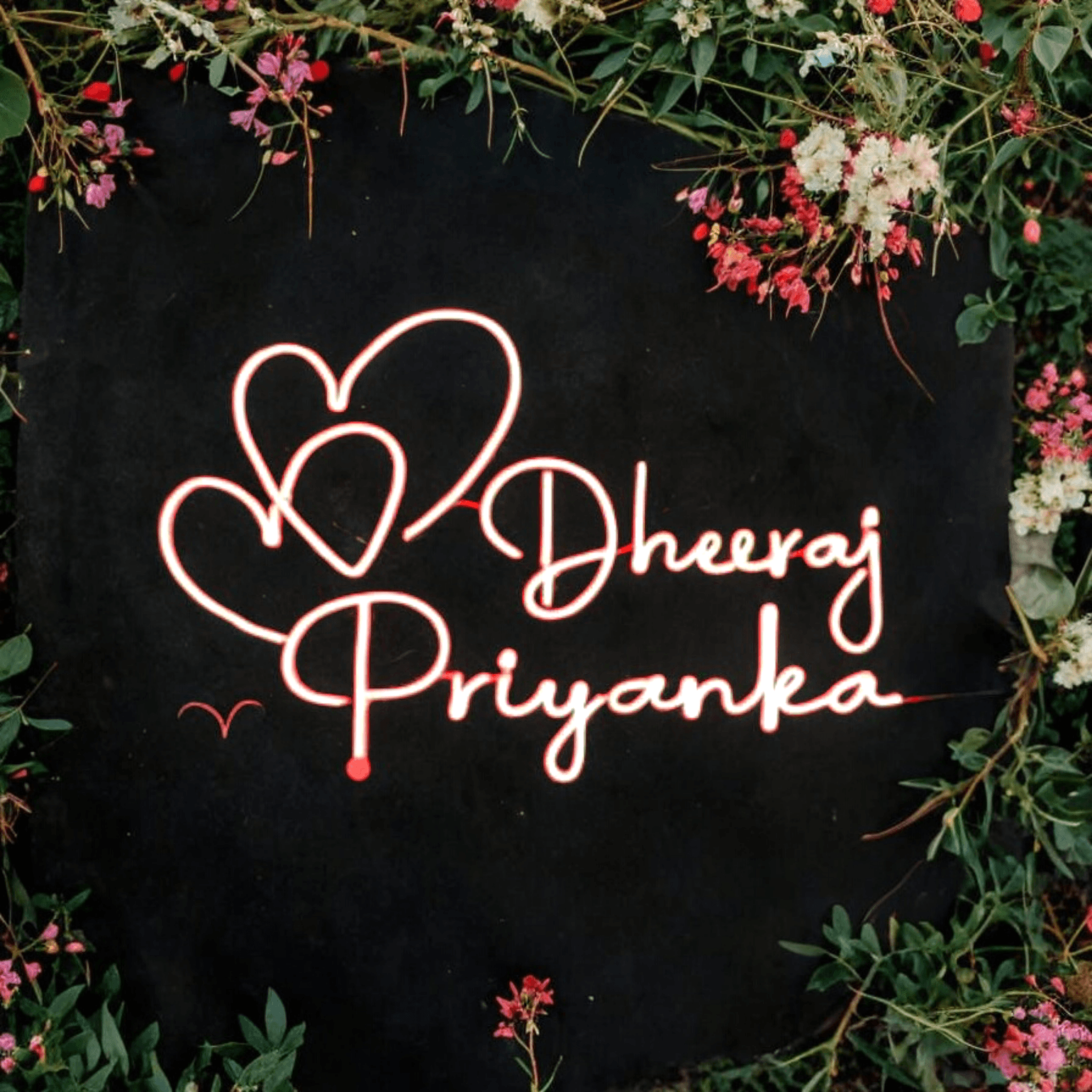 Custom Couple neon sign | Wedding Neon | Anniversary Gifts - BBD GIFTS