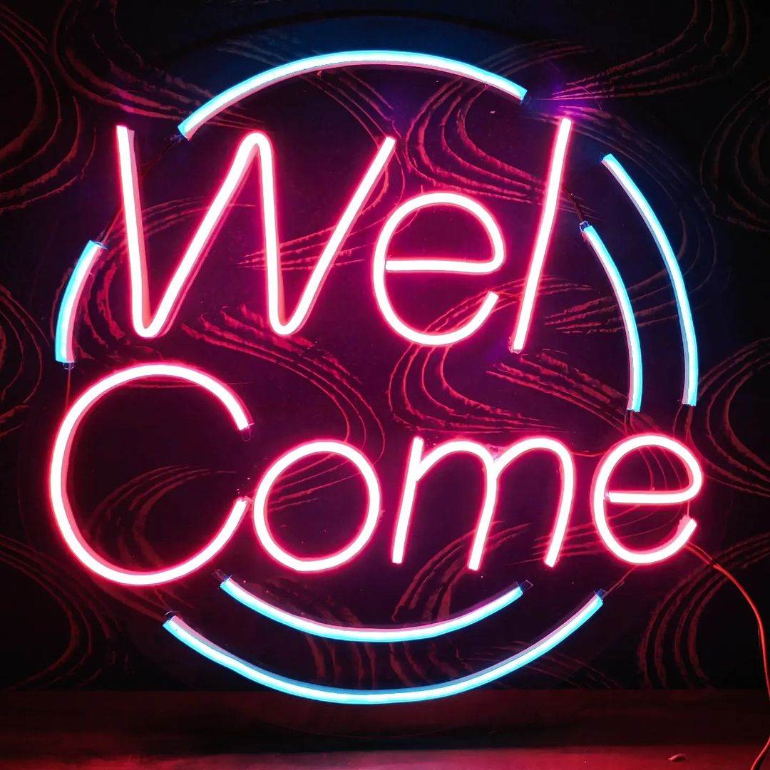 Custom Neon Sign - Neon Sign - Neon light - Custom Neon Light - Welcome neon sign - BBD GIFTS