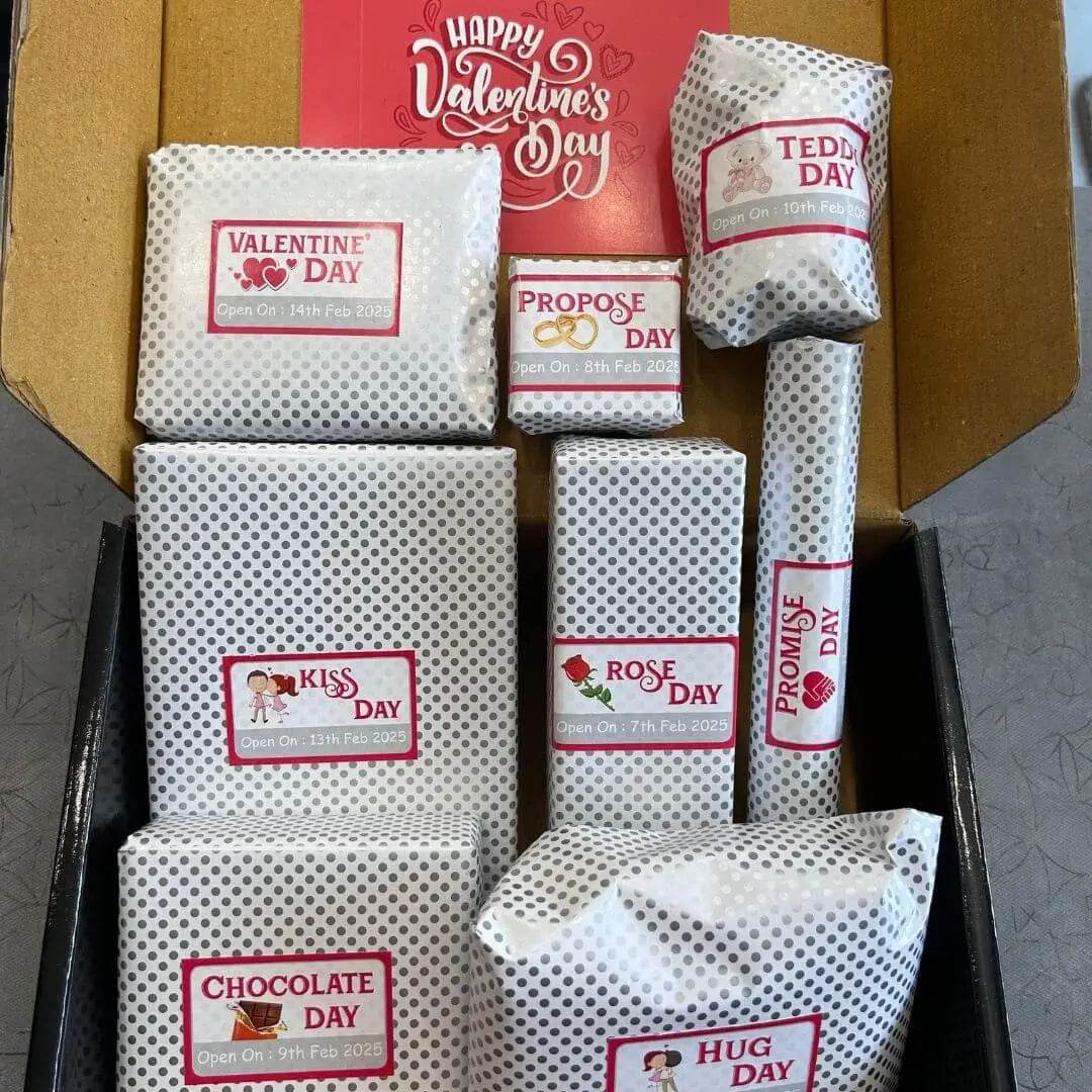 8 Days of Love: Best Valentine's Week Gift Combo | Romantic Love Hamper for Him or Her - BBD GIFTS