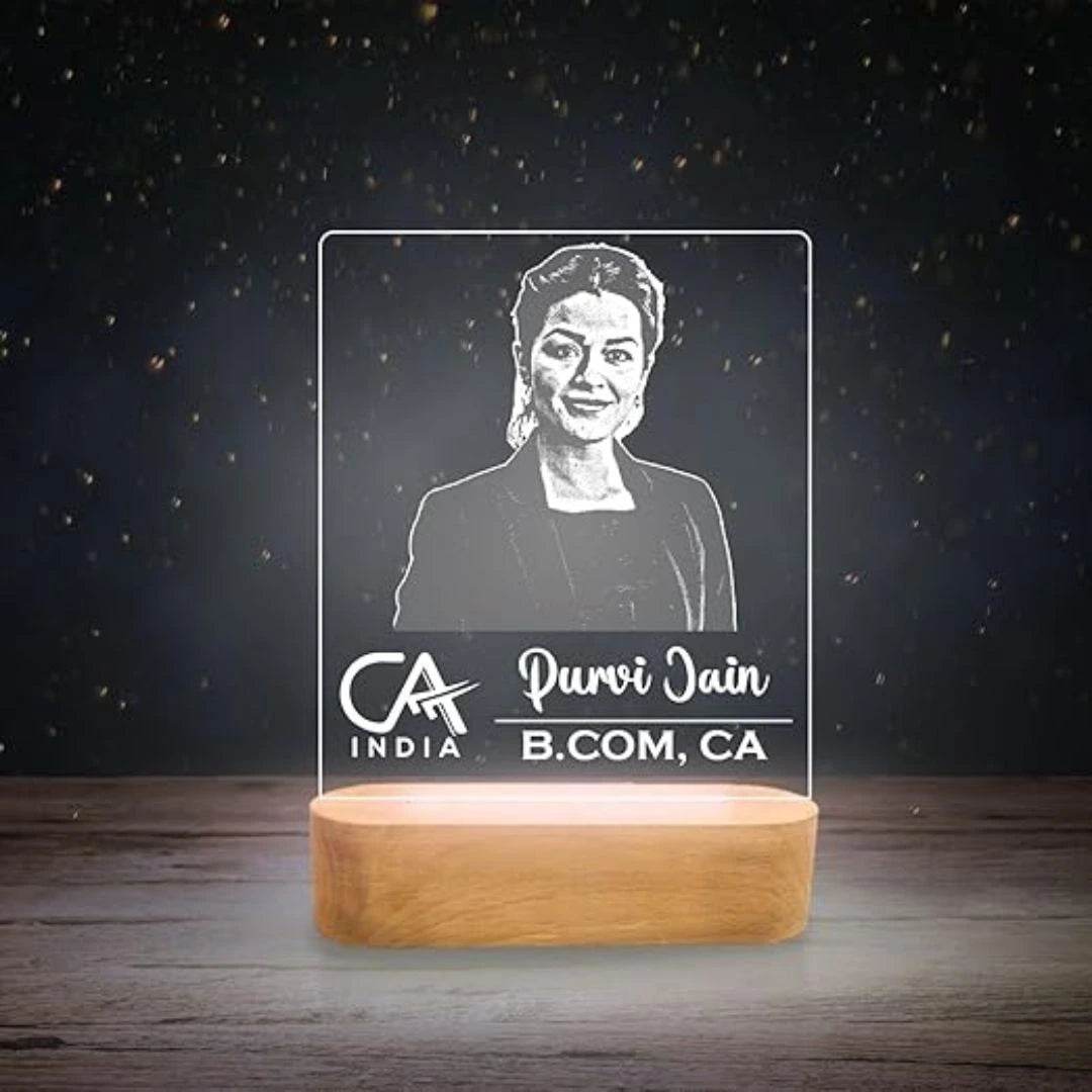 Personalized CA Lamp - Perfect Gift for Chartered Accountants - BBD GIFTS